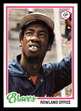 1978 Topps #632 Rowland Office Near Mint+  ID: 521548