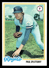 1978 Topps #638 Paul Splittorff Near Mint  ID: 521570