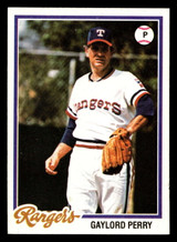1978 Topps #686 Gaylord Perry Near Mint+  ID: 521762