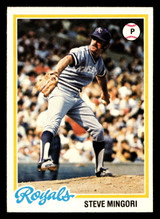 1978 Topps #696 Steve Mingori Ex-Mint 