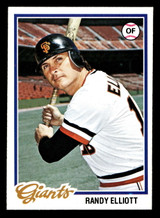 1978 Topps #719 Randy Elliott Near Mint RC Rookie  ID: 521896