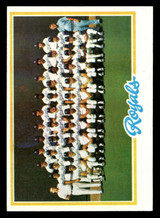 1978 Topps #724 Royals Team Very Good 