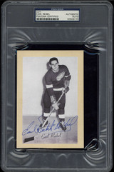 Earl Dutch Reibel Magazine Photo Signed Auto PSA/DNA Slab Red Wings