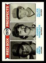 1979 Topps #702 Joel Finch/Garry Hancock/Allen Ripley Red Sox Prospects Near Mint RC Rookie  ID: 522669