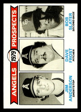 1979 Topps #703 Jim Anderson/Dave Frost/Bob Slater Angels Prospects Near Mint RC Rookie  ID: 522670