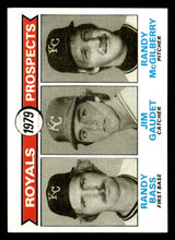 1979 Topps #707 /Randy Bass/Jim Gaudet/Randy McGilberry Royals Prospects Near Mint RC Rookie  ID: 522674