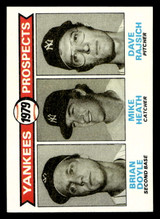 1979 Topps #710 Brian Doyle/Mike Heath/Dave Rajsich Yankees Prospects Near Mint RC Rookie  ID: 522677