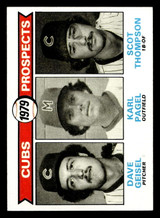 1979 Topps #716 Dave Geisel/Karl Pagel/Scot Thompson Cubs Prospects Near Mint RC Rookie  ID: 522683