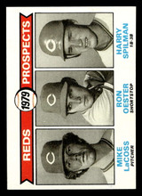 1979 Topps #717 Mike LaCoss/Ron Oester/Harry Spilman Reds Prospects Near Mint RC Rookie  ID: 522684