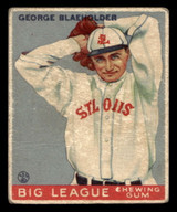 1933 Goudey #16 George Blaeholder Good RC Rookie 
