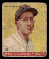 1933 Goudey #28 Dick Bartell Poor RC Rookie 