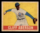 1948-49 Leaf #136 Cliff Aberson VG-EX RC Rookie Long Sleeve 