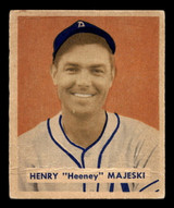 1949 Bowman #127 Hank Majeski Very Good RC Rookie 