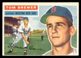 1956 Topps #34 Tom Brewer Grey Backs Excellent+ White Back 