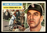 1956 Topps #70 Jim Rivera Grey Backs Excellent+ Gray Back 