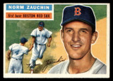 1956 Topps #89 Norm Zauchin Grey Backs Excellent+ White Back 