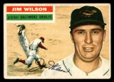 1956 Topps #171 Jim Wilson Grey Backs Very Good Gray Back 