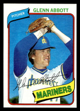 1980 Topps #166 Glenn Abbott Near Mint+ 
