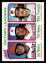 1980 Topps #205 Joe Niekro/Phil Niekro/Mike Flanagan LL Near Mint 