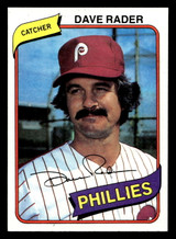 1980 Topps #296 Dave Rader Near Mint 