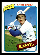 1980 Topps #319 Chris Speier Near Mint 