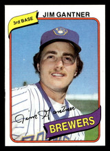 1980 Topps #374 Jim Gantner Near Mint+ 