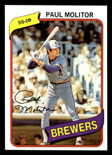 1980 Topps #406 Paul Molitor Near Mint+  ID: 523338