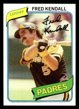 1980 Topps #598 Fred Kendall DP Near Mint+ 