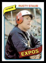 1980 Topps #660 Rusty Staub Near Mint+ 