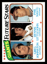 1980 Topps #686 Greg Johnston/Dennis Littlejohn/Phil Nastu Giants Future Stars Ex-Mint RC Rookie 