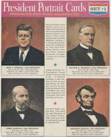 1964 F272-34 General Mills U S President Portrait Cards Set #1  #*sku37257