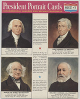 1964 F272-34 General Mills U S President Portrait Cards Set #7   #*sku37267