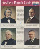 1964 F272-34 General Mills U S President Portrait Cards Set #5  #*sku37263