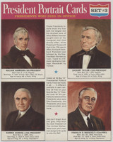 1964 F272-34 General Mills U S President Portrait Cards Set #3  #*sku37260