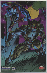 1994 Marvel Wolverine vs Spiderman MasterPrint Promo by Mark Bagley (blank back)  #*sku37298