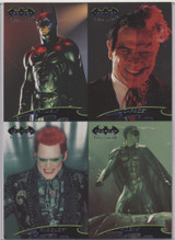 1995 Fleer Ultra Batman Forever Uncut 4-card Promo Sheet  #*sku37297