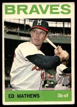 1964 Topps #35 Eddie Mathews Very Good  ID: 523733