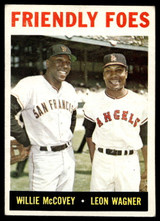 1964 Topps #41 Willie McCovey/Leon Wagner Friendly Foes Excellent+  ID: 523735