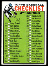 1964 Topps #102 Checklist 89-176 Excellent+  ID: 523775