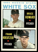 1964 Topps #107 Bruce Howard/Frank Kreutzer White Sox Rookies Ex-Mint RC Rookie  ID: 523777