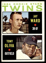 1964 Topps #116 Jay Ward/Tony Oliva Twins Rookies Very Good RC Rookie  ID: 523785