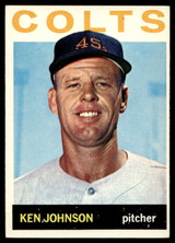1964 Topps #158 Ken Johnson Excellent+ 