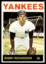 1964 Topps #190 Bobby Richardson Very Good  ID: 523835
