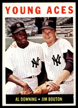 1964 Topps #219 Al Downing/Jim Bouton Young Aces Excellent+  ID: 523858