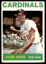 1964 Topps #446 Julian Javier G-VG 