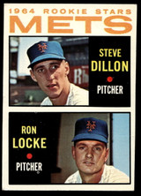 1964 Topps #556 Steve Dillon/Ron Locke Mets Rookies Very Good RC Rookie 