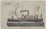 circ. 1910's Hudson-Fulton Celebration Commission Used Postcard "Float--The Clermont"  #*sku37286