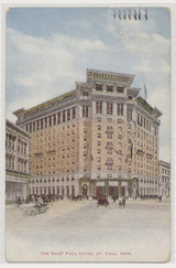 circ. 1910's Used Post Card "The Saint Paul Hotel, St. Paul, Minn."  #*sku37293