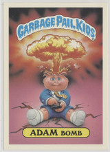 1986 Topps 1st Series Garbage Pail Kids Giant Sticker (5 x 7 inches) #8 Adam Bomb (TOUGH) #*sku37335