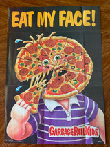 1986 Topps Garbage Pail Kids Posters (12 x 17 inches) #7 Eat My Face  #*sku37341